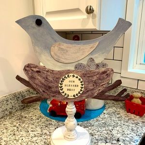 Glory Haus bird stand topper NEW